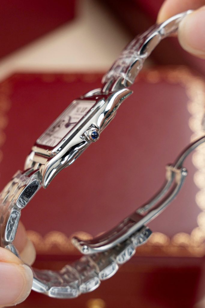 Đồng Hồ Cartier Panthere WGPN0007 Rep 11 Nữ Mặt Trắng Máy Pin 27x37mm (2)