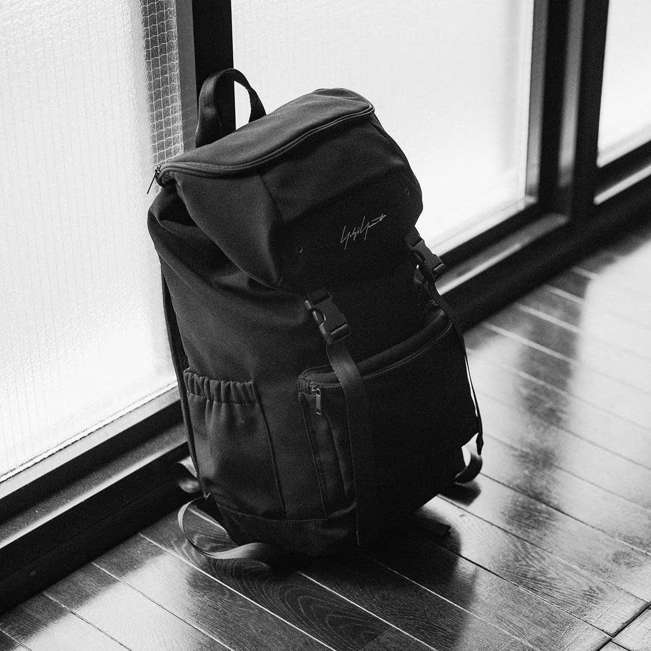 Yohji Yamamoto POUR HOMME YY SIGNATURE WOOL GABARDINE BACKPACK  HO-I17-942 