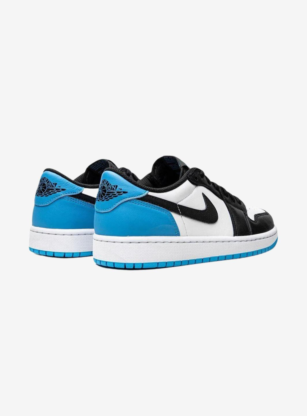 Air Jordan 1 Retro Low OG Black Dark Powder Blue、JORDAN、Cacoeks