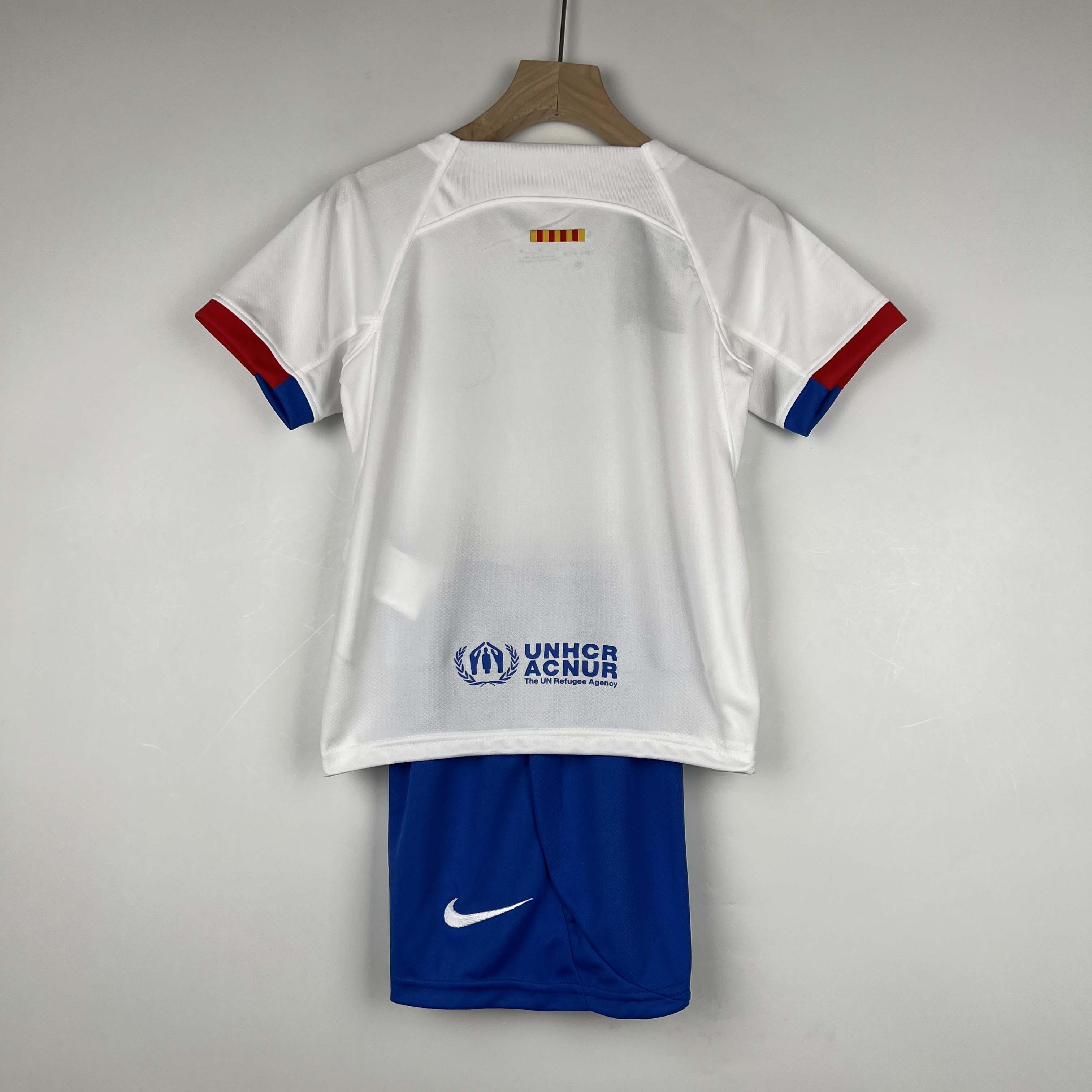 2023/2024 Barcelona Away Football Shirt 1:1 Thai Quality Kids Size:football jersey mysite: unitedjerseyfootball 邓江浪:football