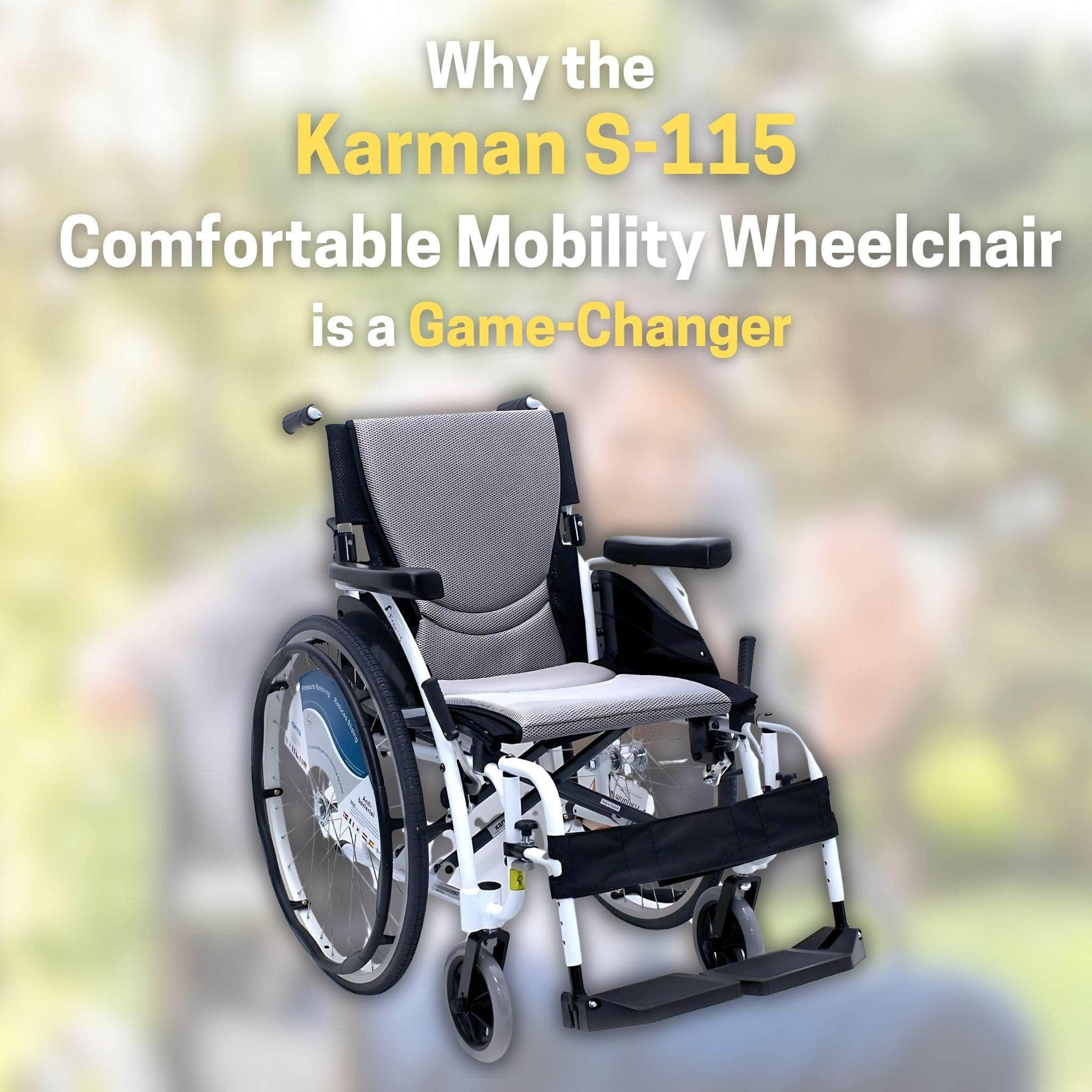 Why the Karman S-115 Comfortable Mobility Wheelchair is a Game-Changer