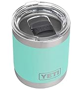 YETI Rambler 10 oz Lowball, Vacuum Insulated, Stainless Steel with MagSlider Lid, Seafoam