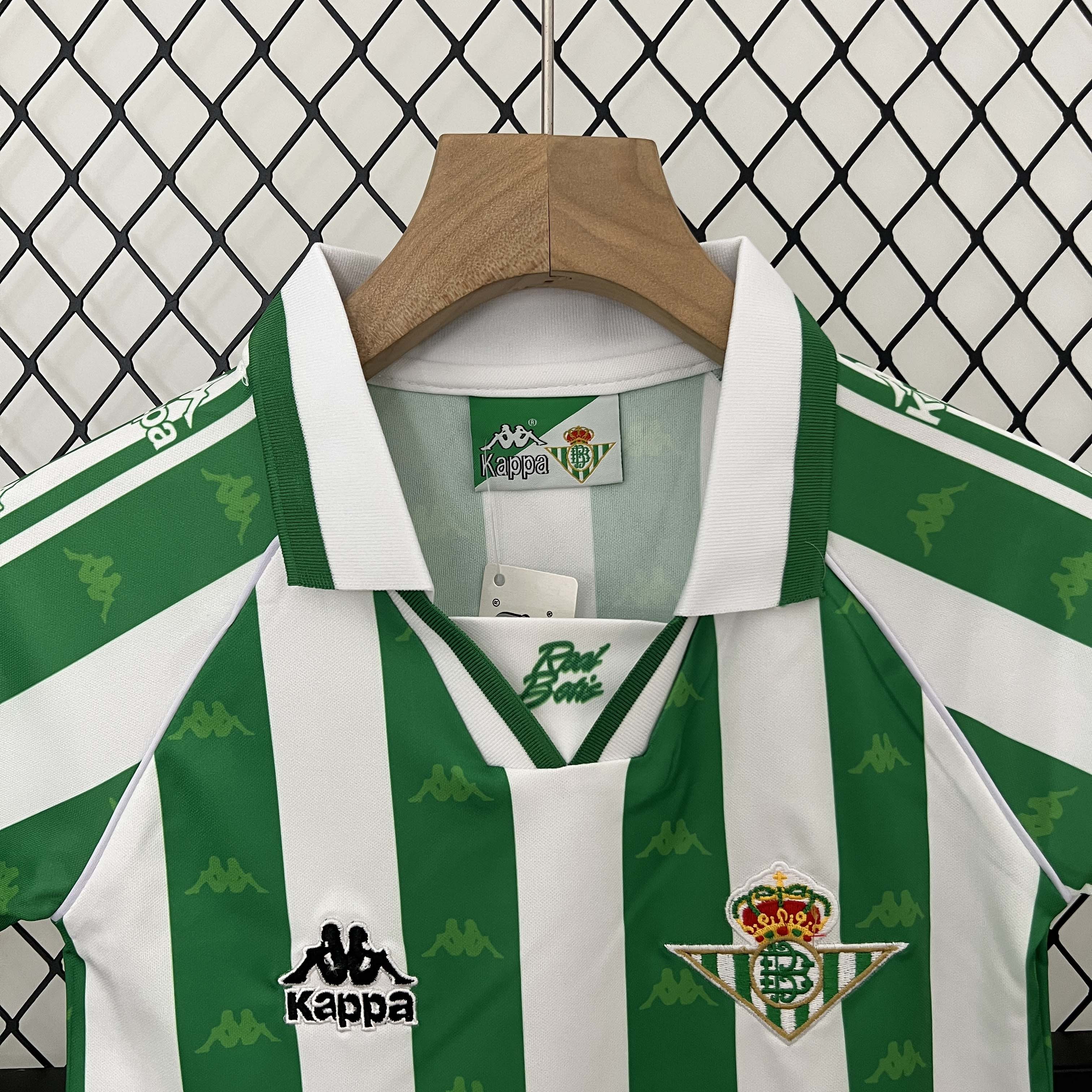 1995/1997 Retro Real Betis Home Football Shirt 1:1 Thai Quality Kids Size:football jersey mysite: unitedjerseyfootball 邓江浪:football