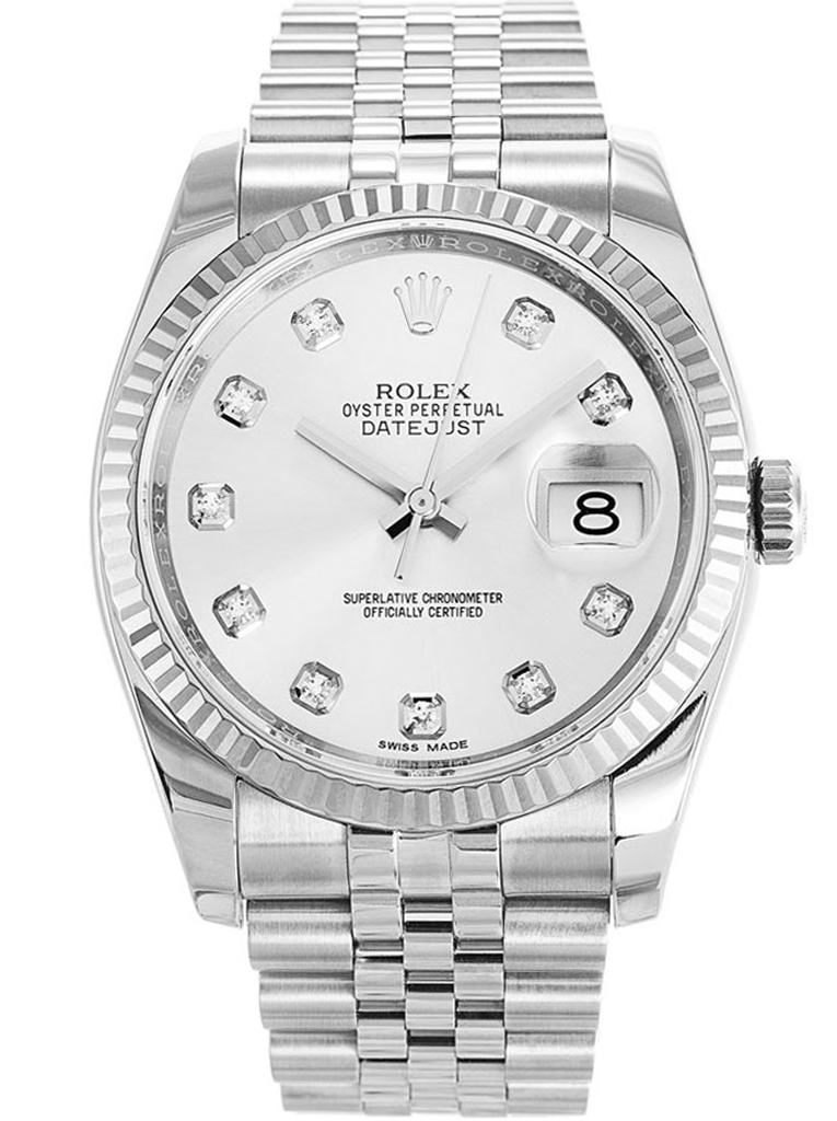 Replica Rolex Datejust 36mm White Dial 116234-fasswatch