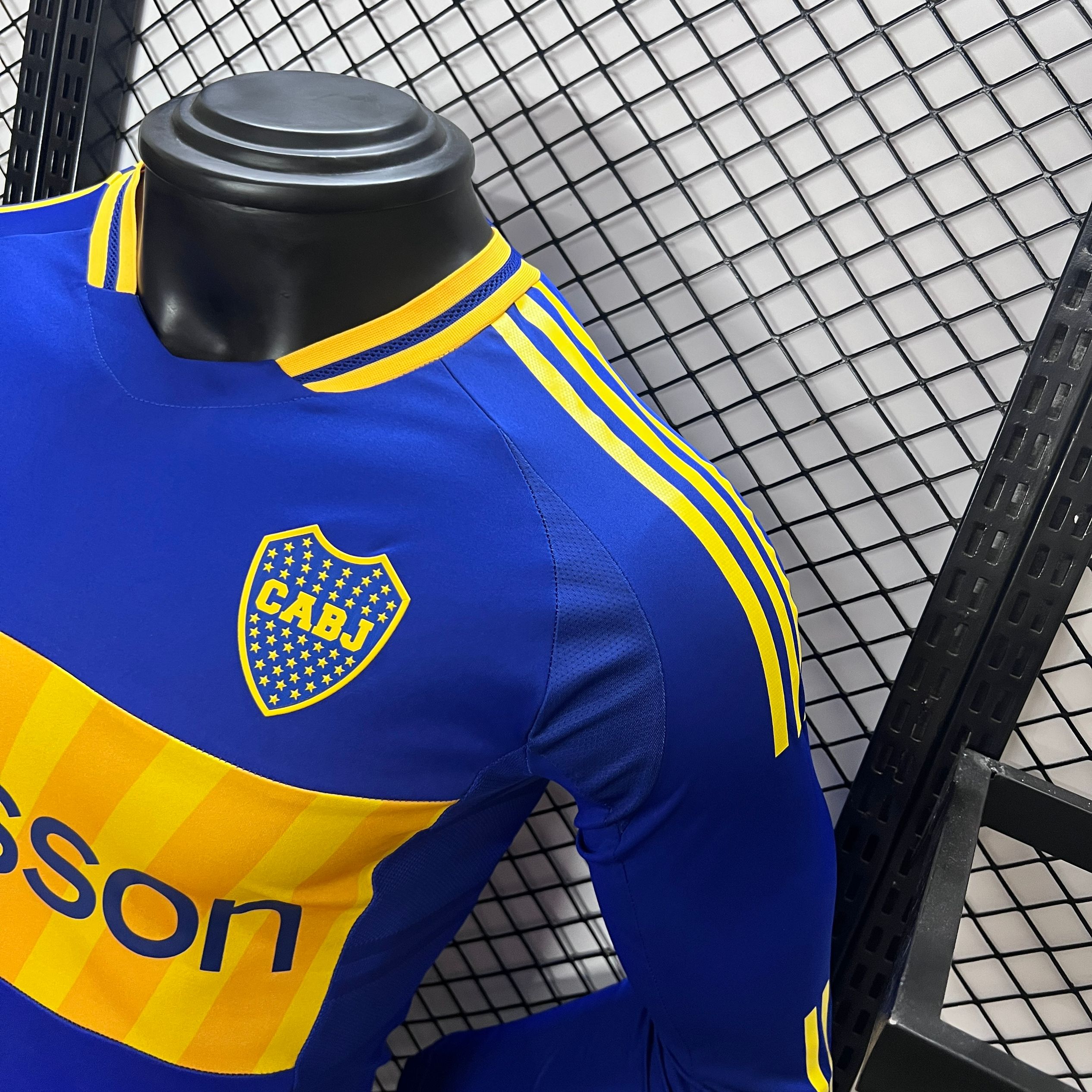 JerseysGala.com | Boca Juniors 24-25 Home Long Sleeve Jersey - Player Version -Customize Name, Number and Patch | Worldwide Shipping
