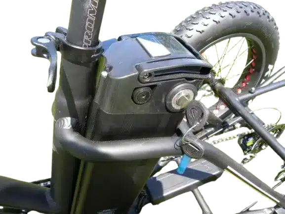 Close-up of eMobility Star Fat Tire Electric Tricycle