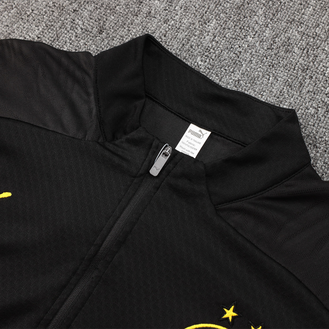 JerseysGala.com | Dortmund 24-25 Long Sleeve Training Set - Player Version - Black -Customize Name, Number and Patch | Worldwide Shipping