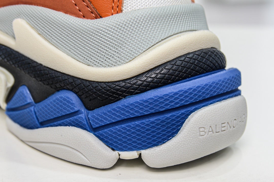 Balenciaga Triple S Sneaker Orange Grey Black、mysite、Cacoeks