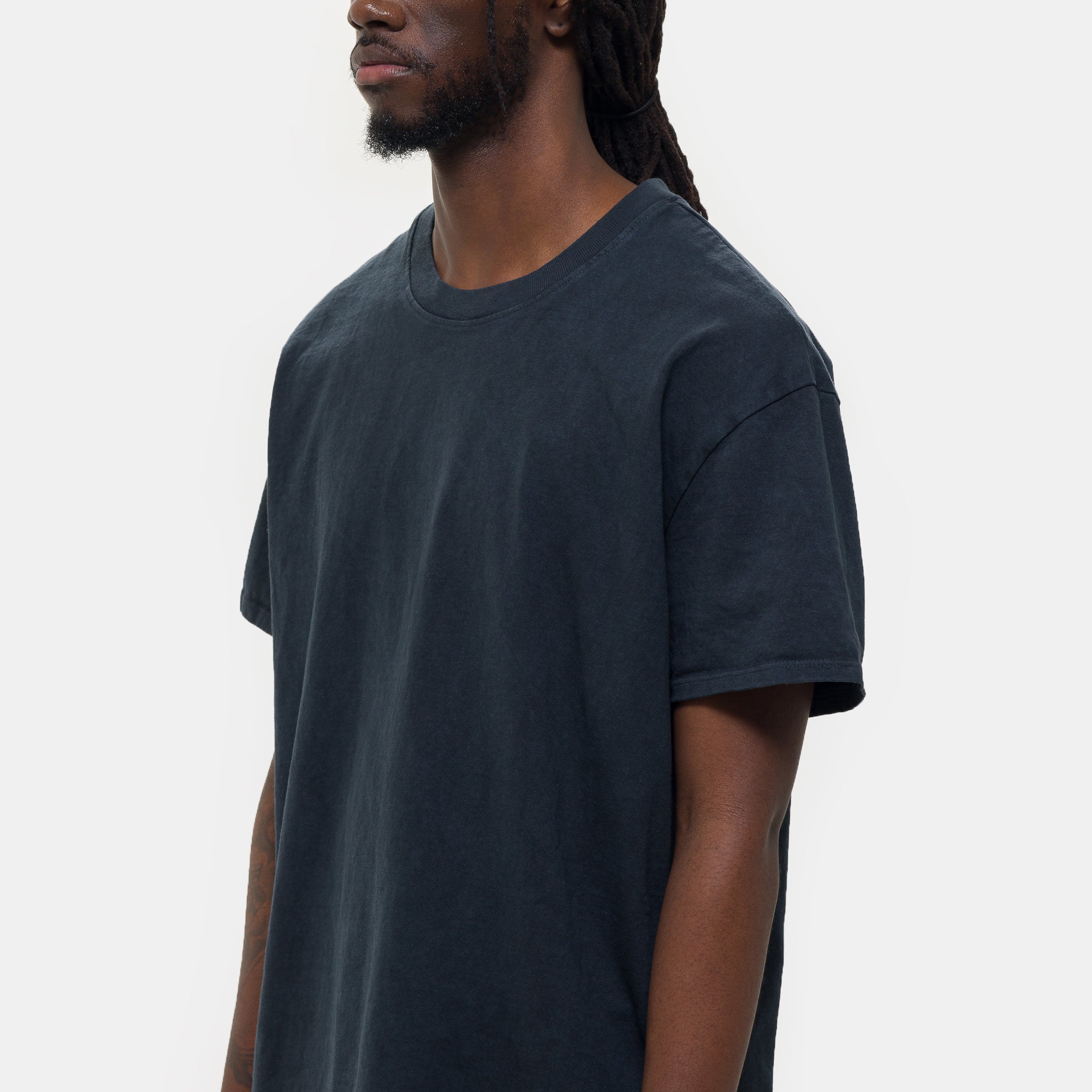 Oversized T-Shirt in Faded Black