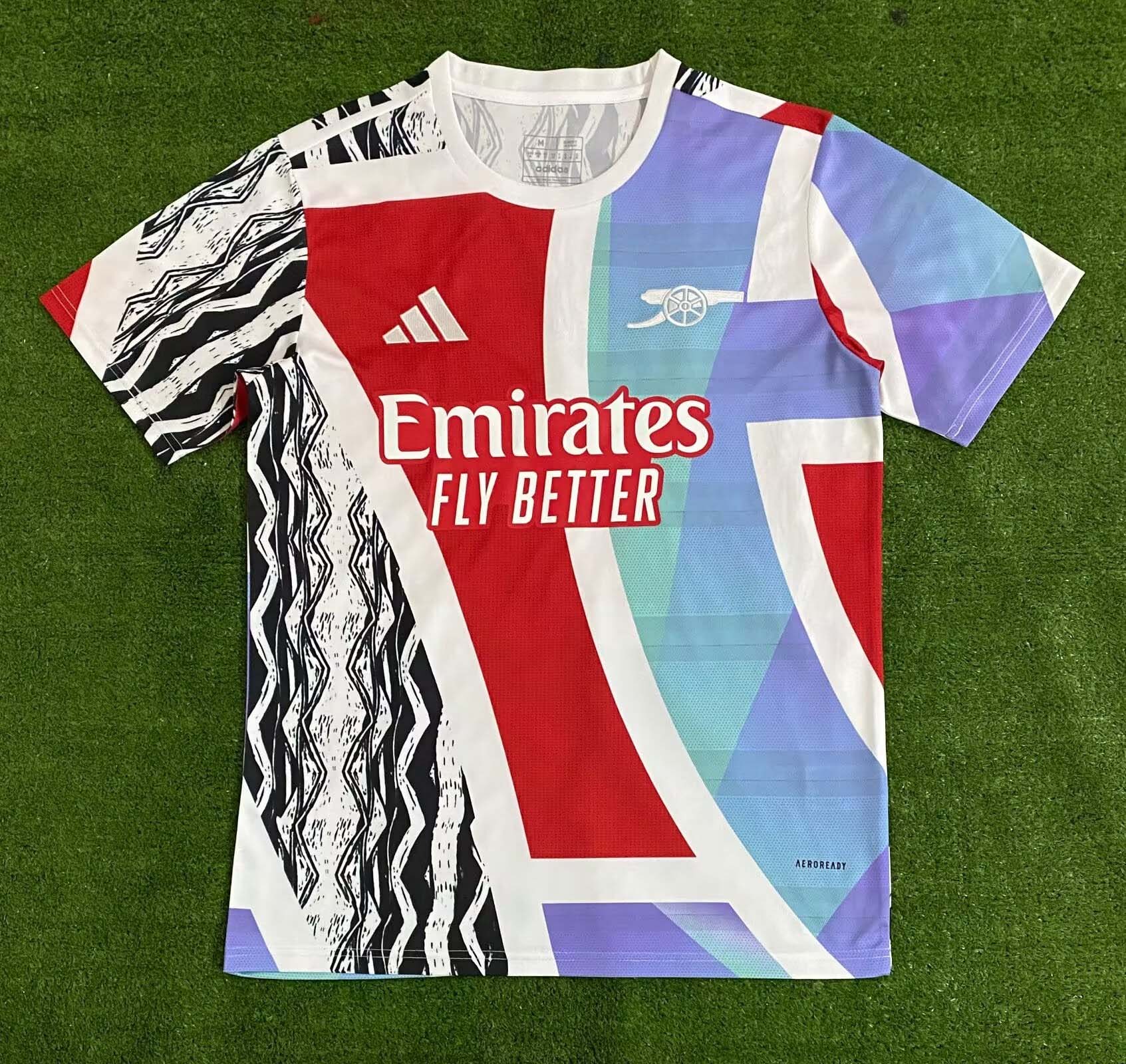 2024/2025 Arsenal Pre-match clothing Football Shirt 1:1 Thai Quality:football jersey mysite: unitedjerseyfootball 邓江浪:football