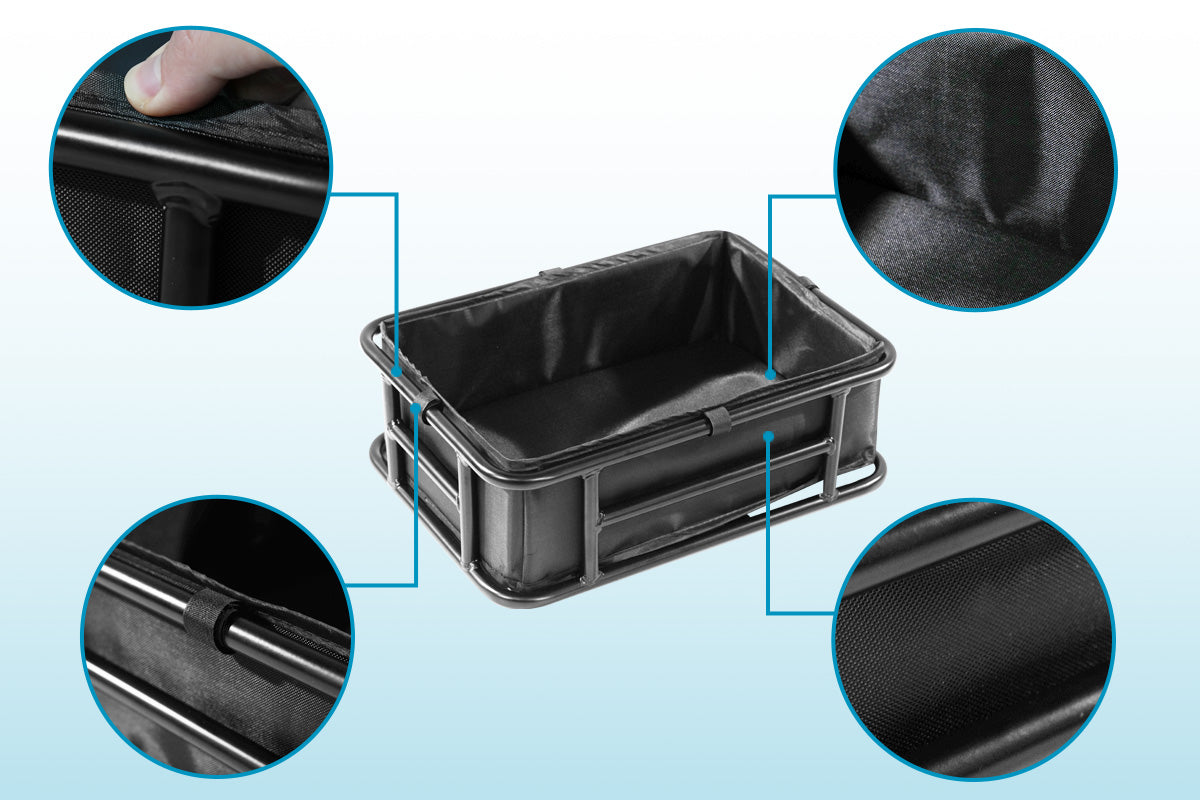 Large Ebike Rear Basket with Liner & Cargo Net、mySite、bearsvspackers