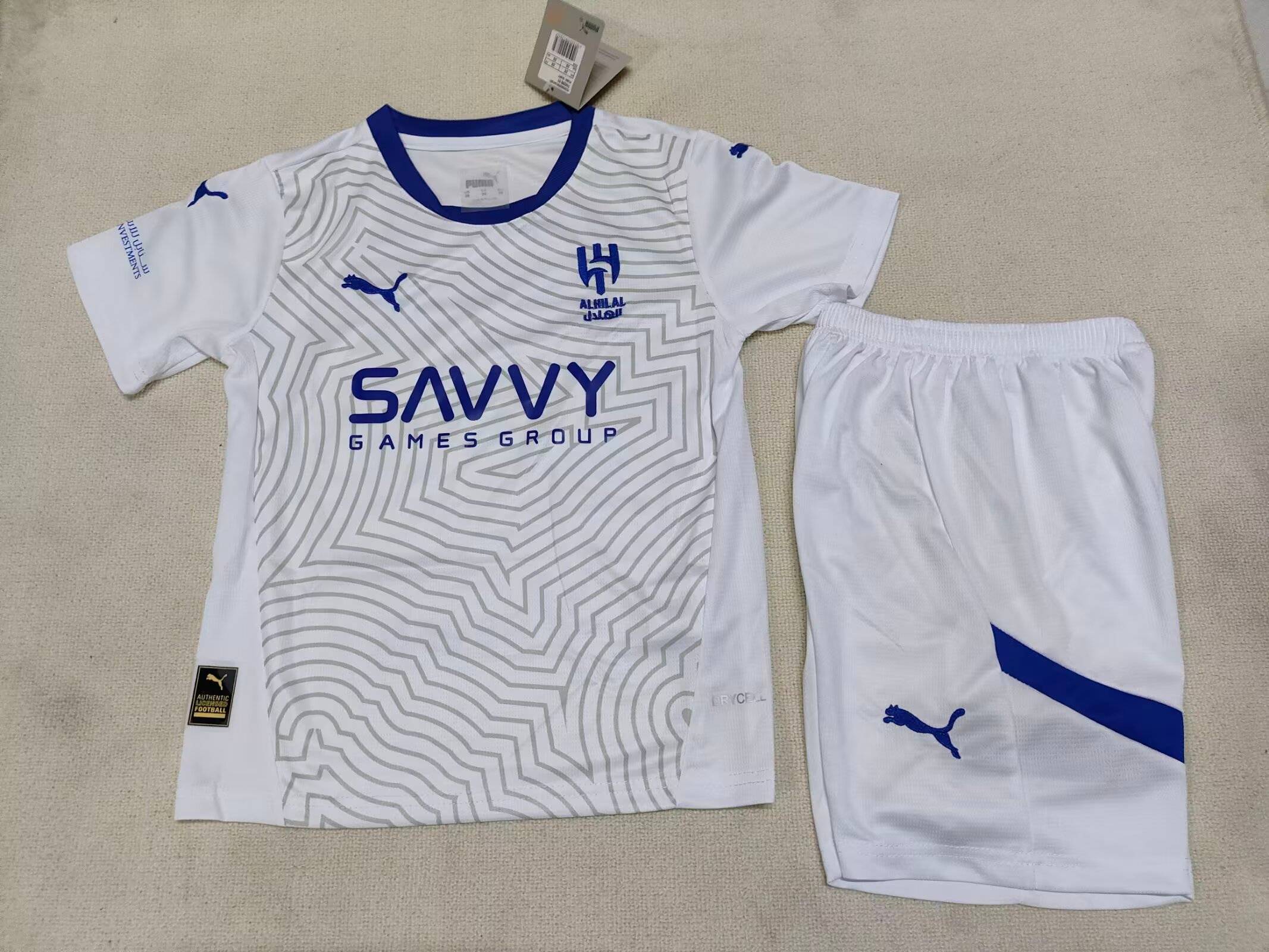 24/25 Riyadh Crescent Away Kit Kids Size Suit-mysite Custom Football Kit- Nextkits