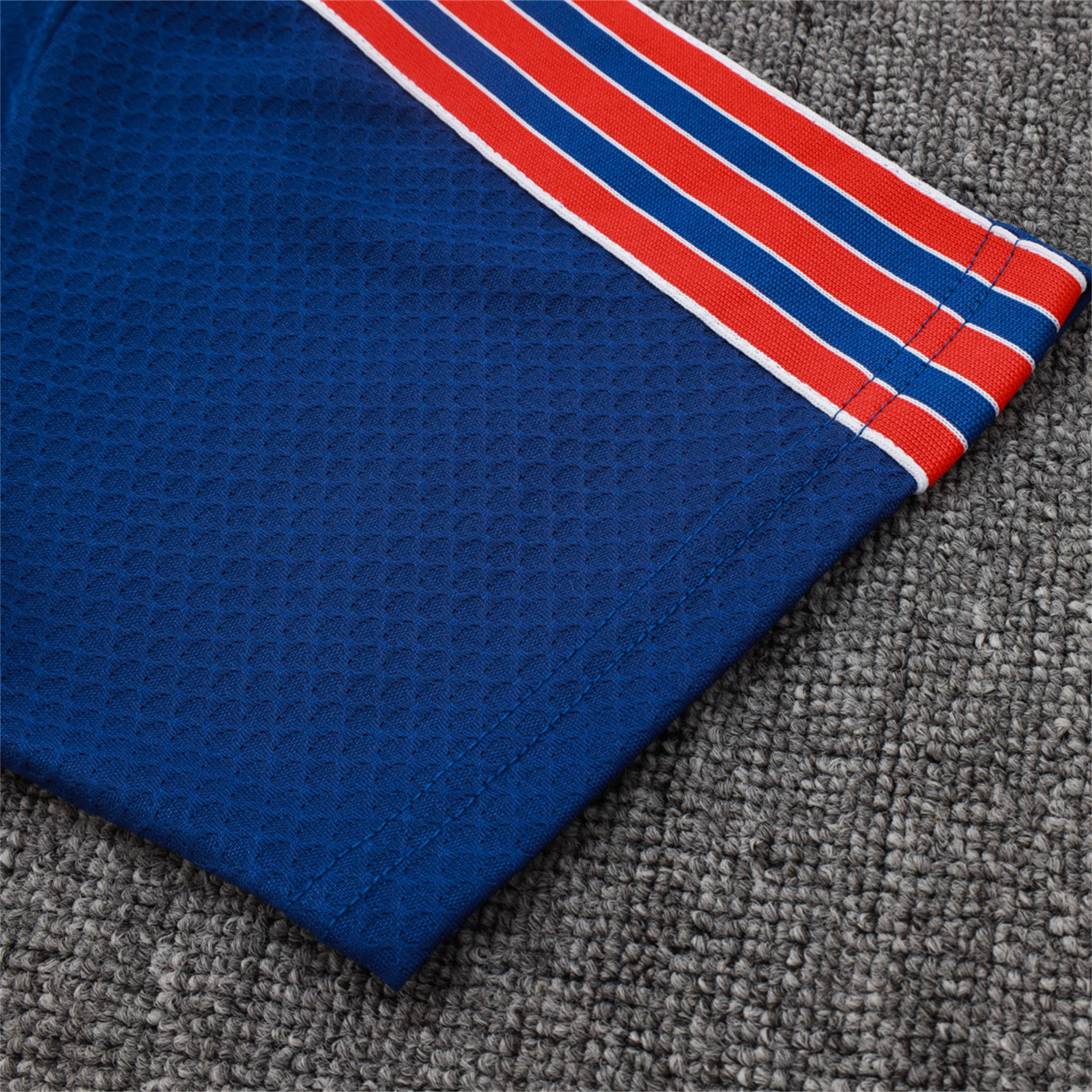 UltraTrikot-Arsenal 25-26 Throwback Trefoil Short-Sleeve Training Set - Royal Blue Top and Shorts