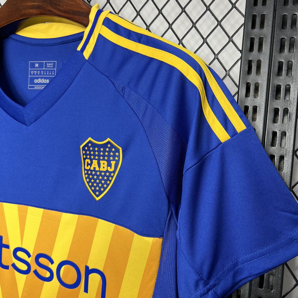 JerseysGala.com | Boca Juniors 24-25 Home Stadium Jersey - Fans Version -Customize Name, Number and Patch | Worldwide Shipping
