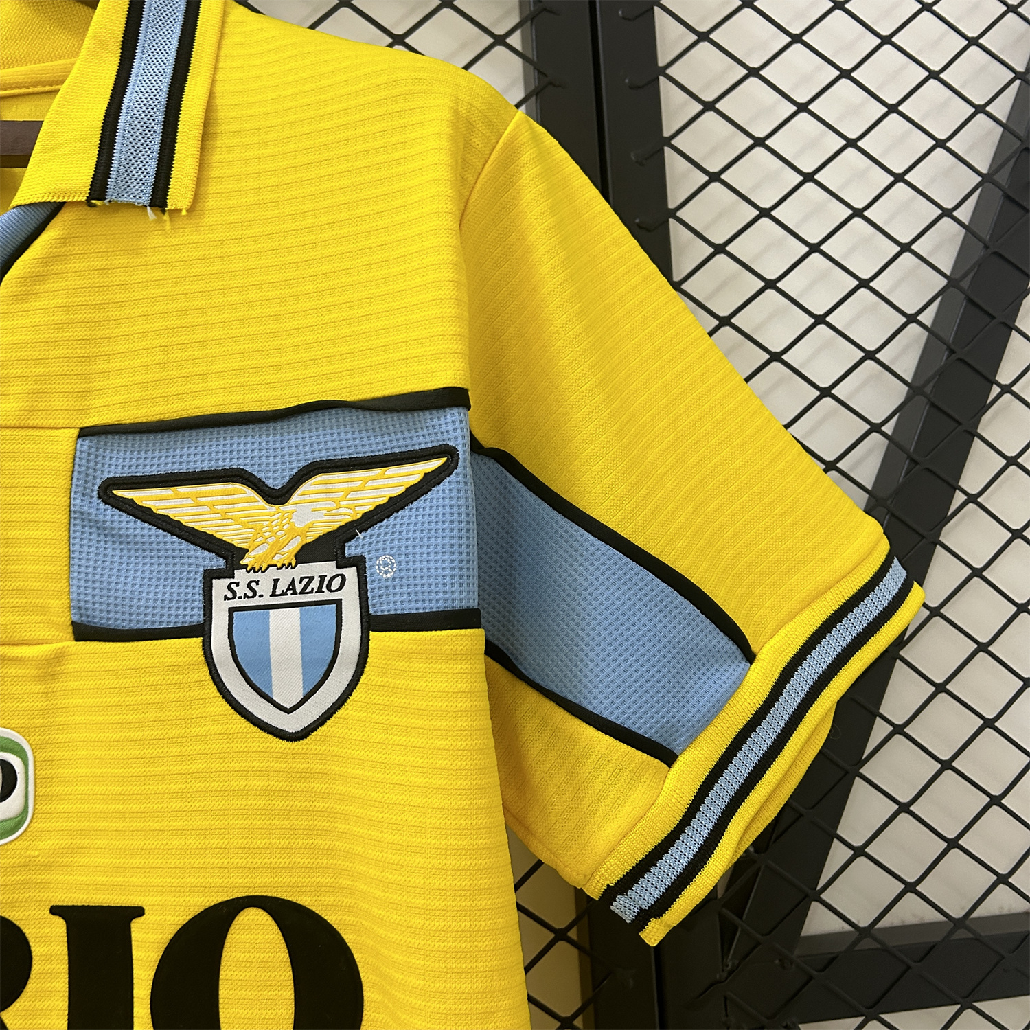 Funinjersey-Retro Lazio 98-99 Yellow Away Jersey