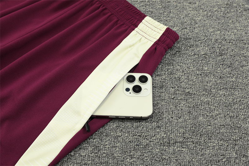 Higojerseys-Bayern Munich 24-25 Long Sleeve Training Set - White & Red