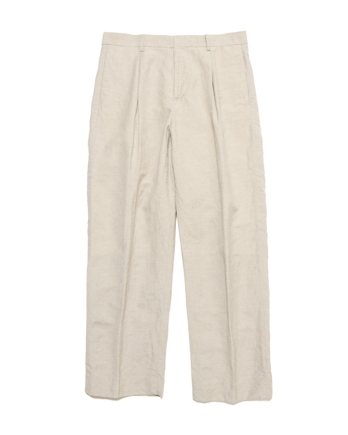 SOPHNET. 25S/S LINEN WOOL 1TUCK SLACKS  SOPH-250022 