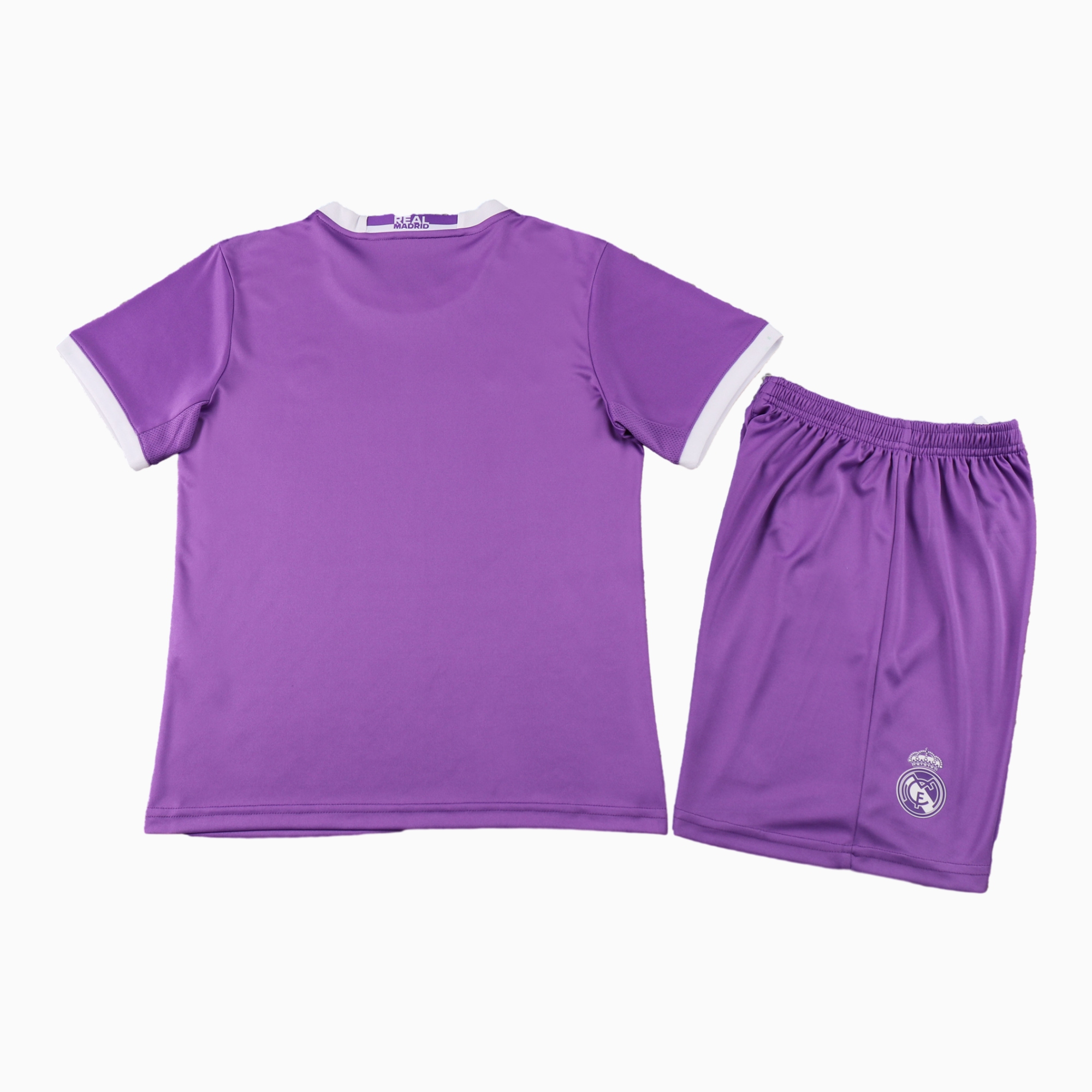 JerseysGala.com | Retro Real Madrid 2016-17 Away Kids Kit -Customize Name, Number and Patch | Worldwide Shipping