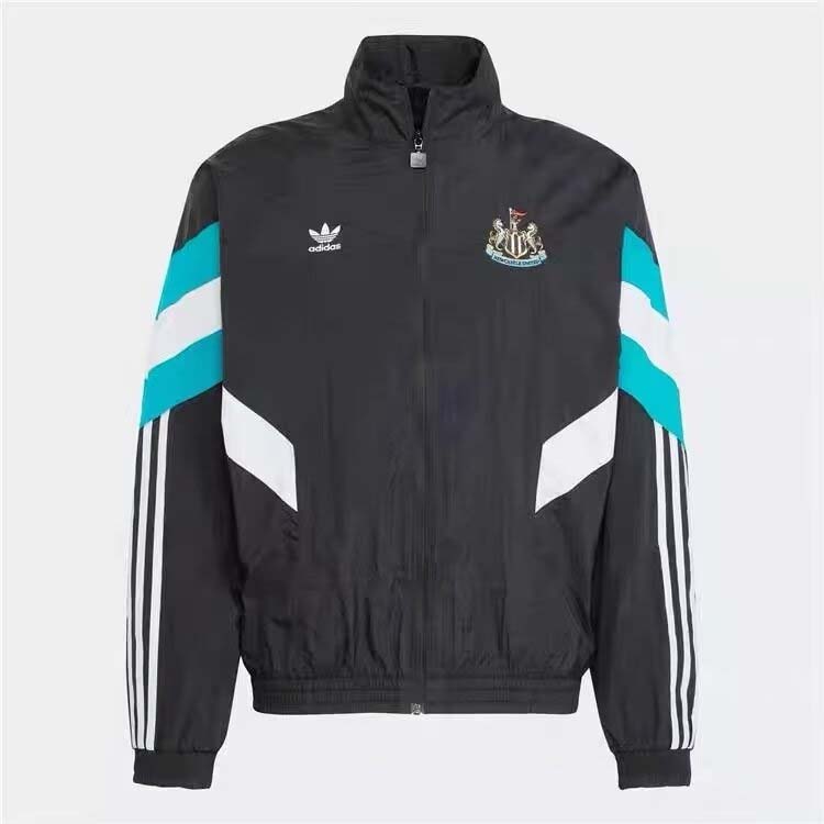 2024/2025 Newcastle United Windbreaker Black Soccer Jersey 1:1 Thai Quality:football jersey mysite: unitedjerseyfootball 邓江浪:football