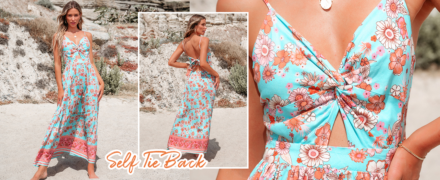 mint floral long formal dress