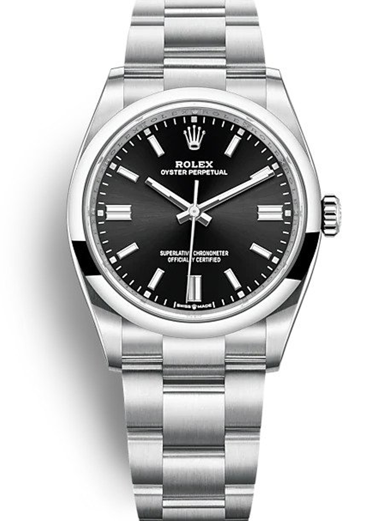 Replica Rolex Oyster Perpetual Lady 36mm Black Dial 126000-fasswatch