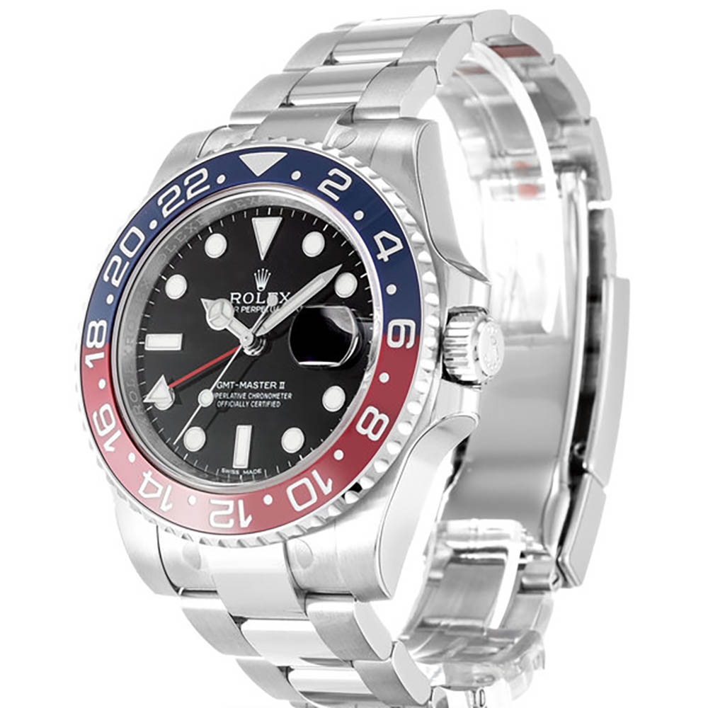 Replica Rolex GMT-Master II 40mm Black Dial 116719-fasswatch