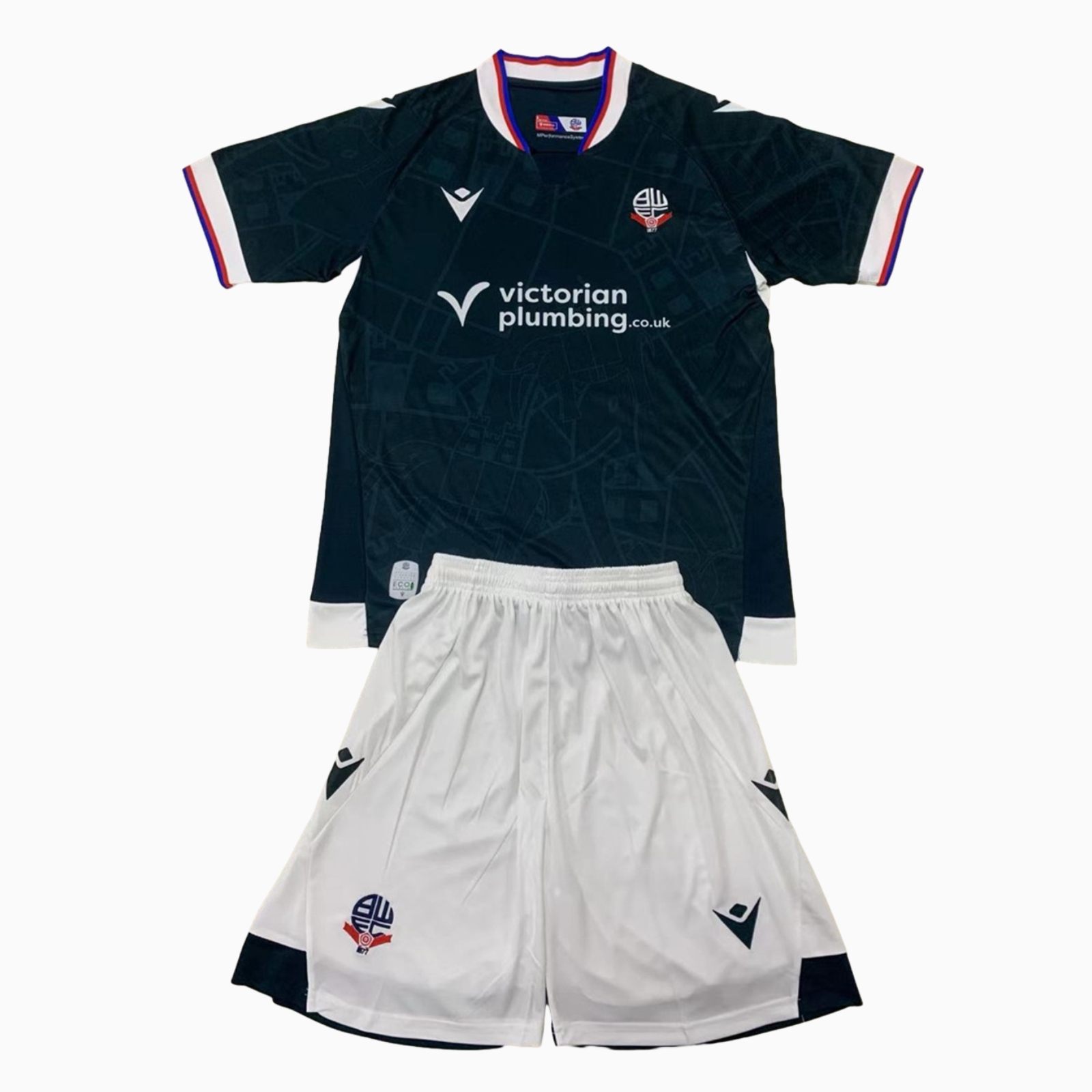 ManixJersey.com | Bolton Wanderers 24-25 Away Men's Adult Jersey Set - Fans Version -Customize Name, Number and Patch | Worldwide Shipping