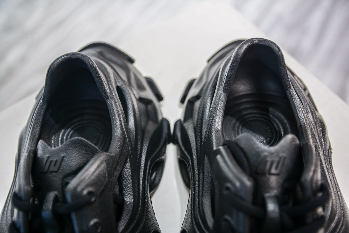 Balenciaga HD Lace-up Trainers In Black Rubber、mysite、Cacoeks