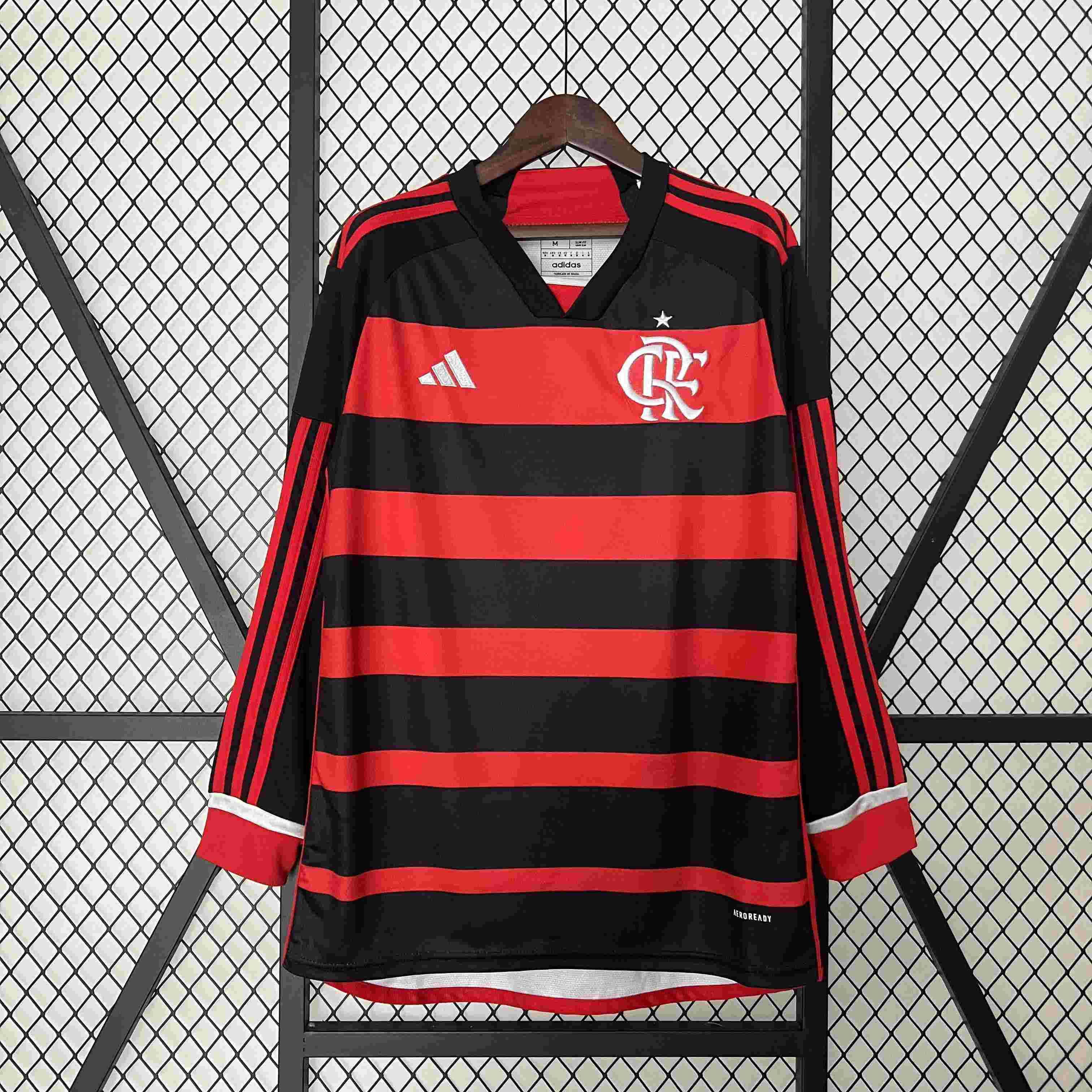2024/2025 Long Sleeve Flamengo Home Jersey-mysite Custom Football Kit- Nextkits