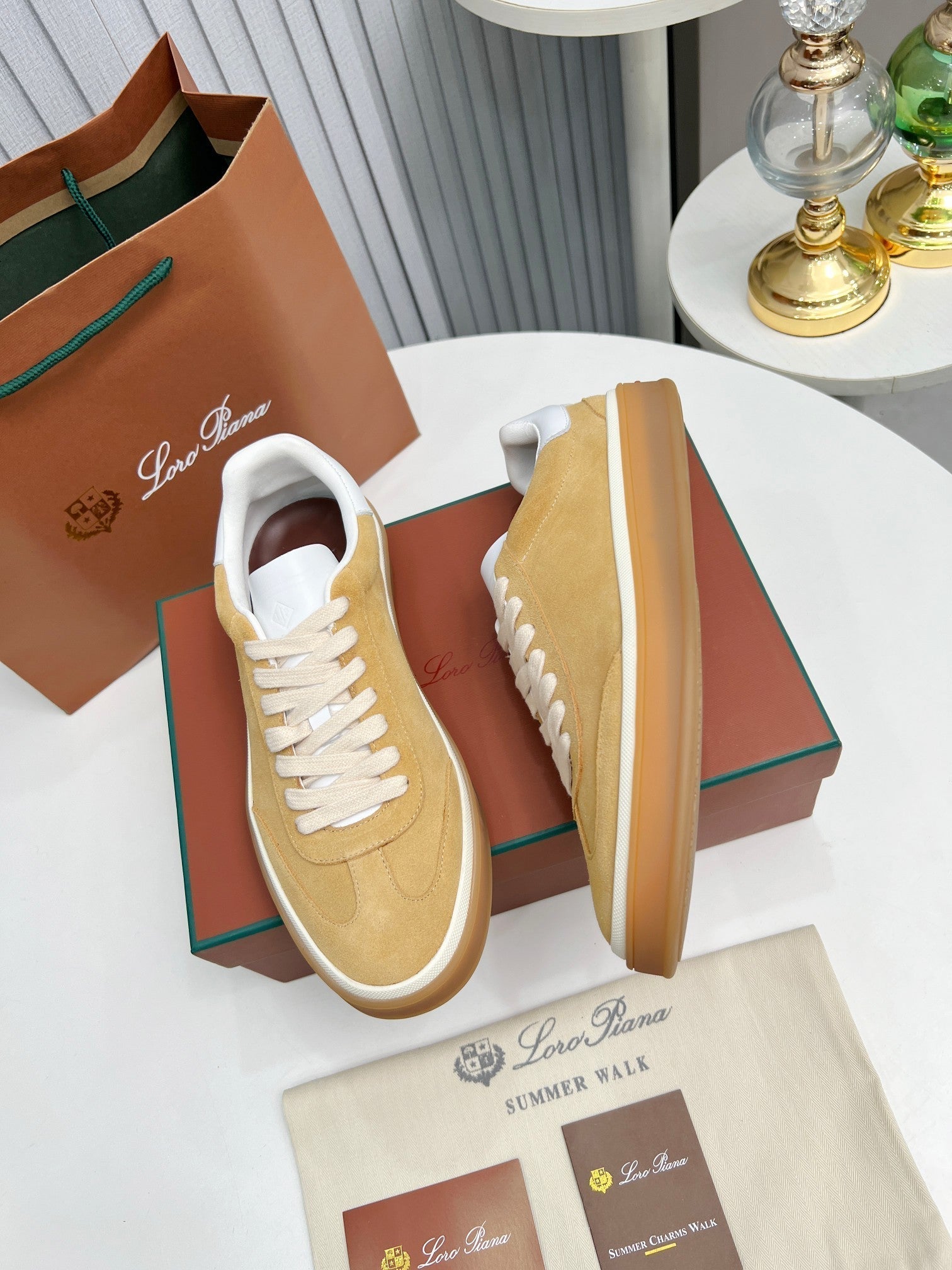 LP TENNIS WALK SNEAKERS TAWNY SUEDE、mysite、Cacoeks