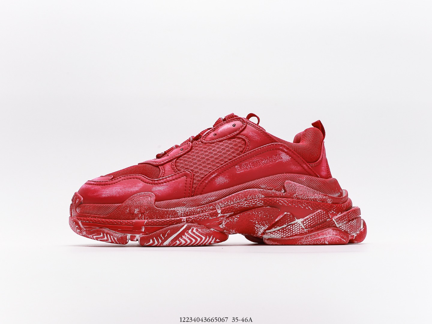 Balenciaga Triple S Sneaker Dark Red Faded、mysite、Cacoeks