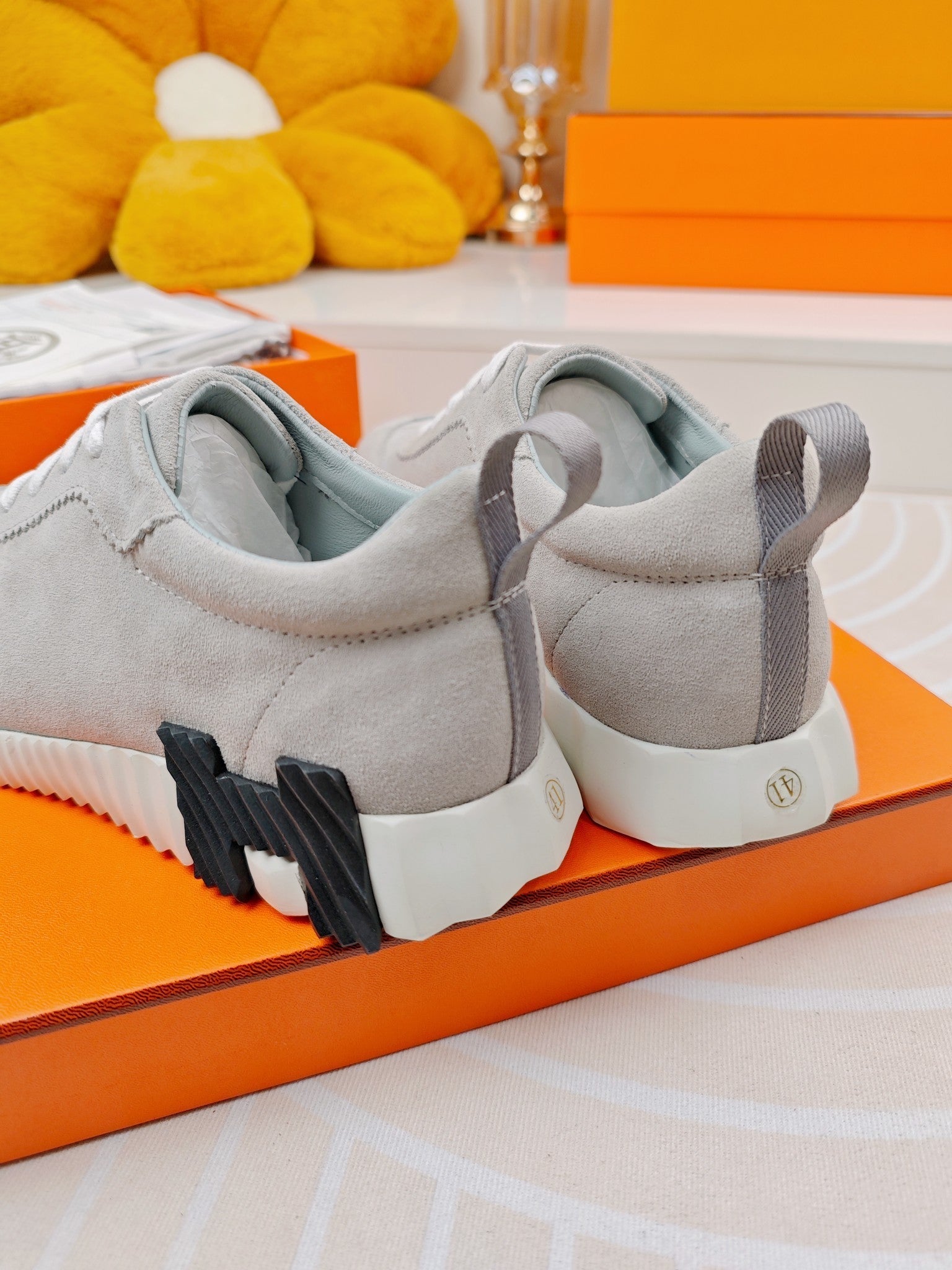 BOUNCING SNEAKERS GRAY CALFSKIN、mysite、Cacoeks