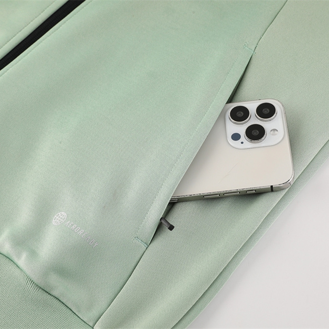 ManixJersey.com | Real Madrid 24-25 Originals LFSTLR Jacket Training Tracksuit - Black and Light Green -Customize Name, Number and Patch | Worldwide Shipping