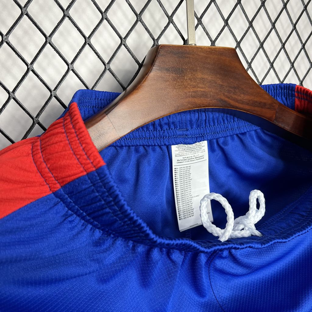 Higojerseys-Atletico Madrid 24-25 Home Stadium Shorts - Fans Version