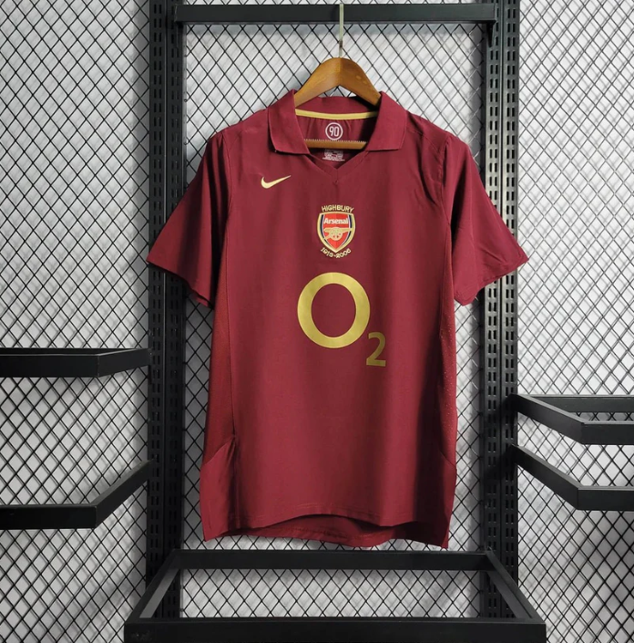 2005/2006 Retro Arsenal Home Football Shirt 1:1 Thai Quality:football jersey mysite: unitedjerseyfootball 邓江浪:football