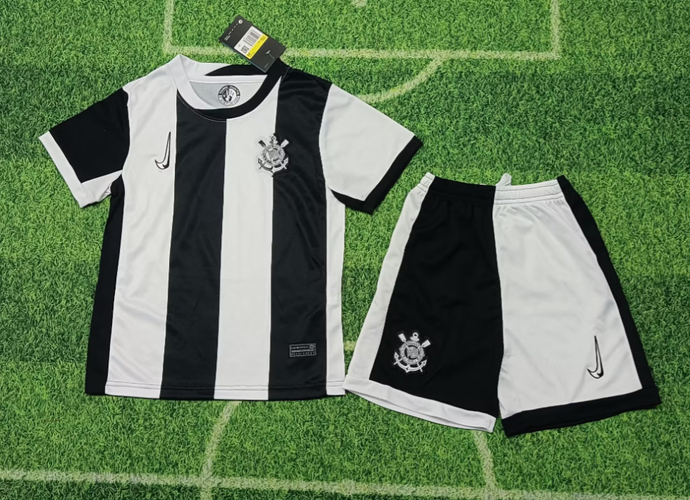 24/25 New Corinthians Third Football Shirt Kids Size Suit-mysite Custom Football Kit- Nextkits