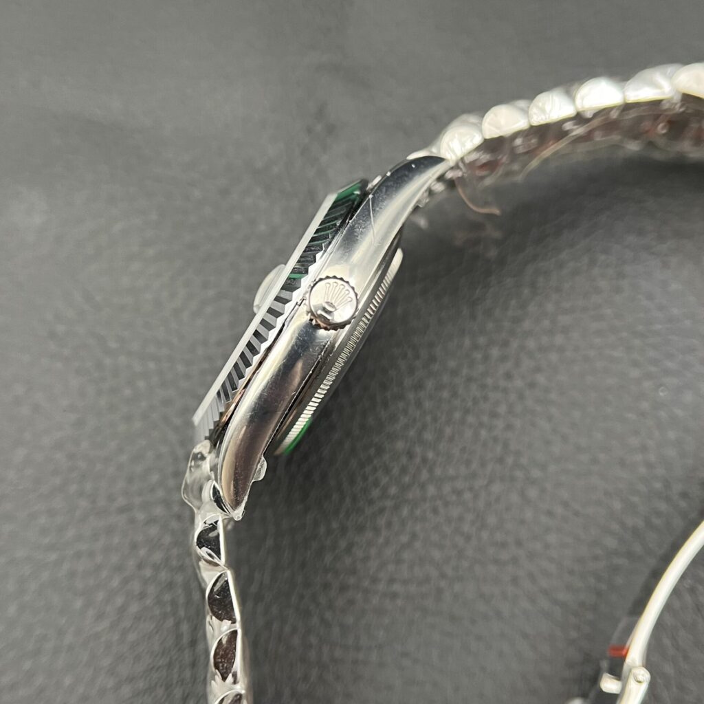 Đồng Hồ Rolex Datejust 126234 Mặt Xếp Gạch Màu Xanh Lá VS 36mm (4)