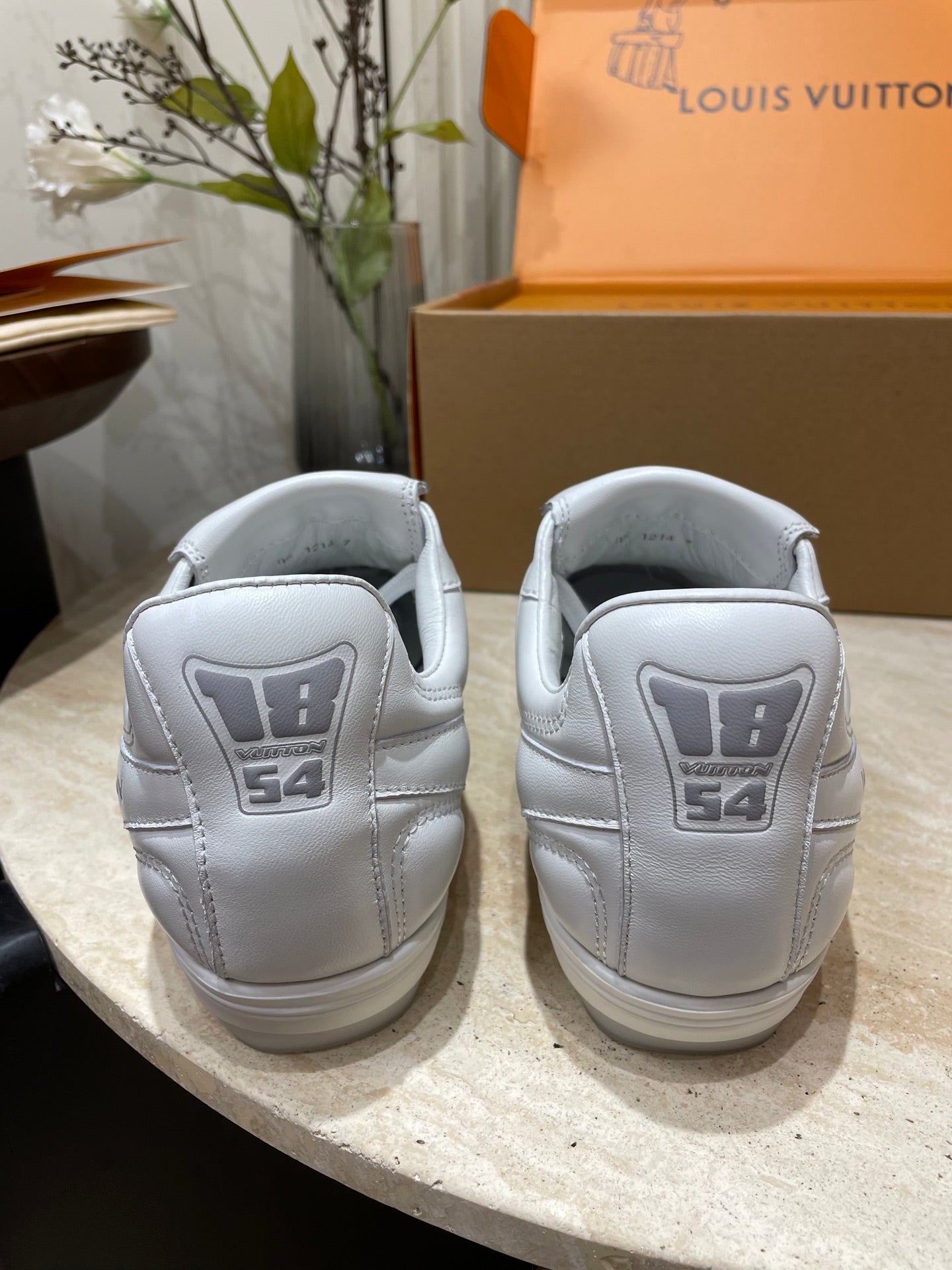 FOOTPRINT SOCCER SNEAKER IN WHITE CALFSKIN、mysite、Cacoeks