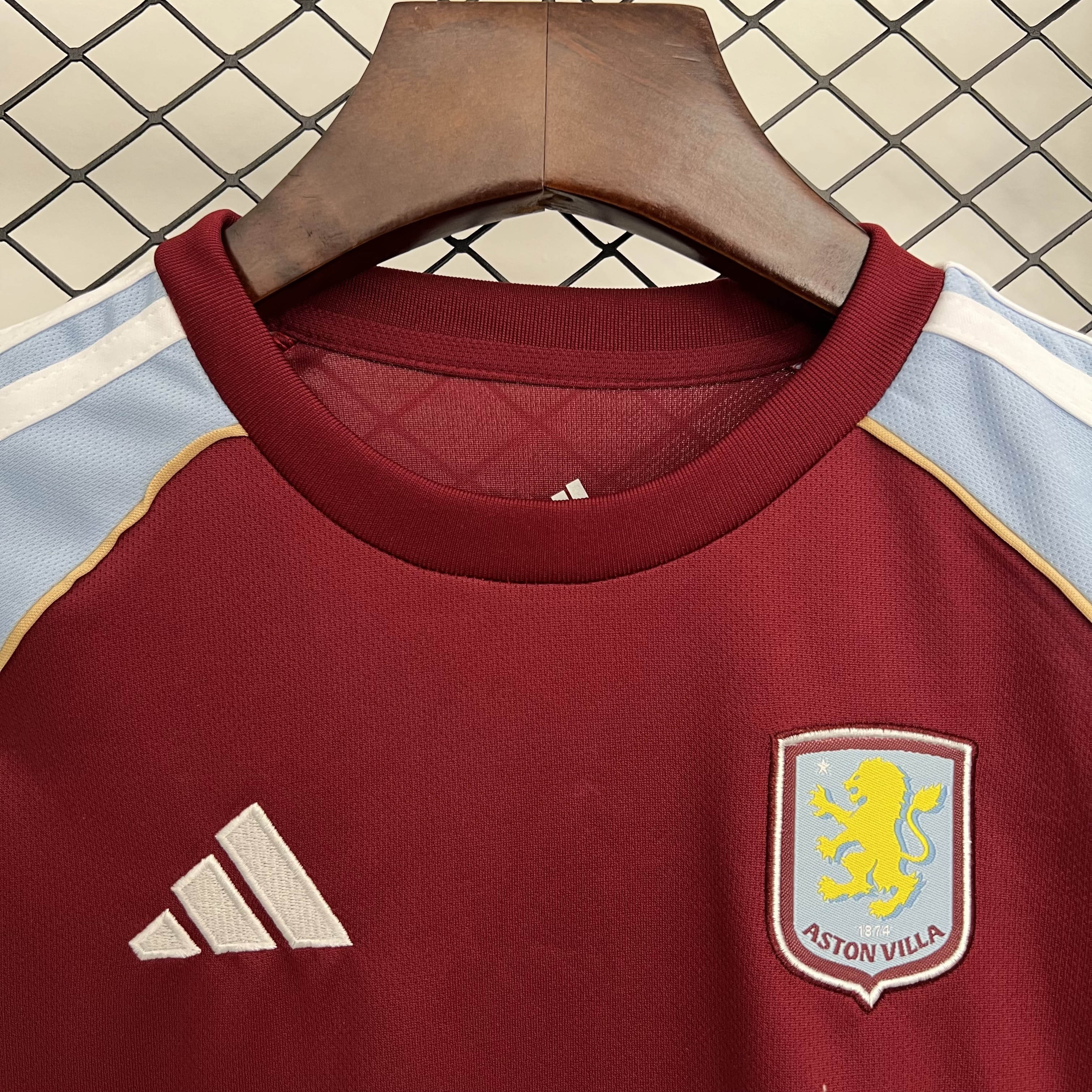 2025/2026 Aston Villa Home Football Shirt 1:1 Thai Quality Kids Size:football jersey mysite: unitedjerseyfootball 邓江浪:football