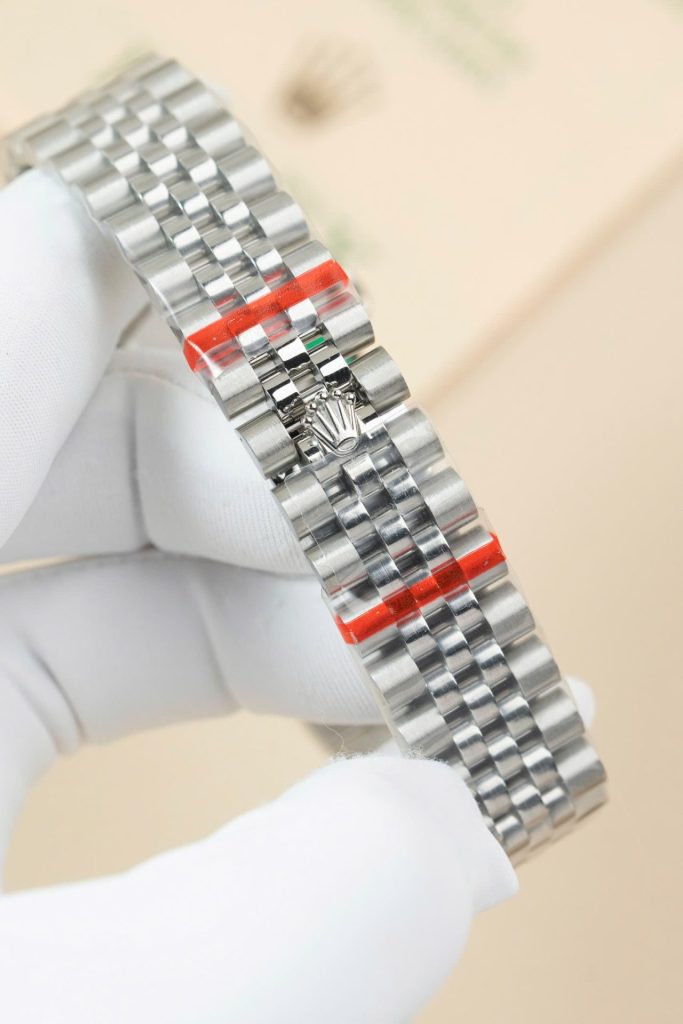 Đồng Hồ Rolex DateJust Lady Fake 11 Mặt Trắng Cọc Số La Mã 31mm (2)