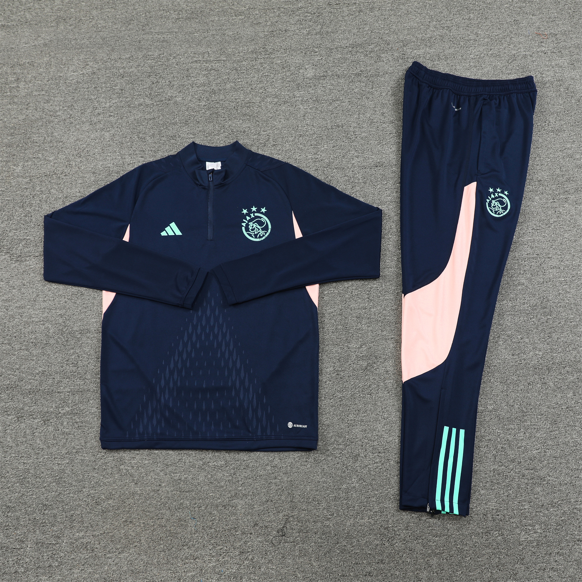 JerseysGala.com | Ajax 24-25 Long Sleeve Training Set - Royal Blue -Customize Name, Number and Patch | Worldwide Shipping
