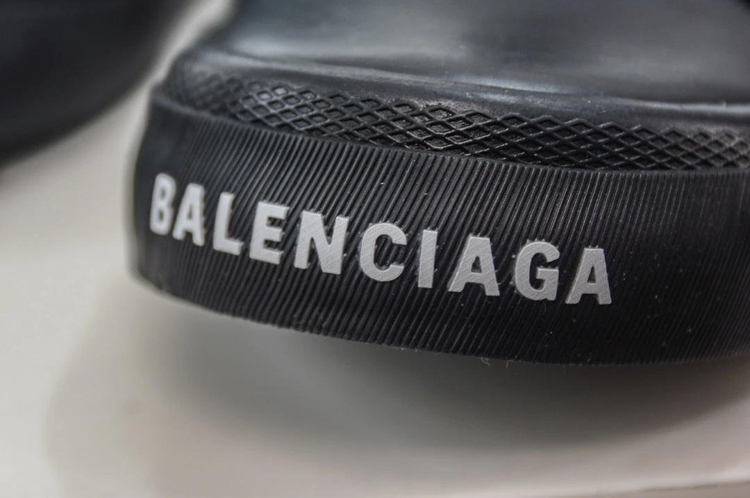 Balenciaga Paris High Top Sneaker in Black Destroyed、mysite、Cacoeks