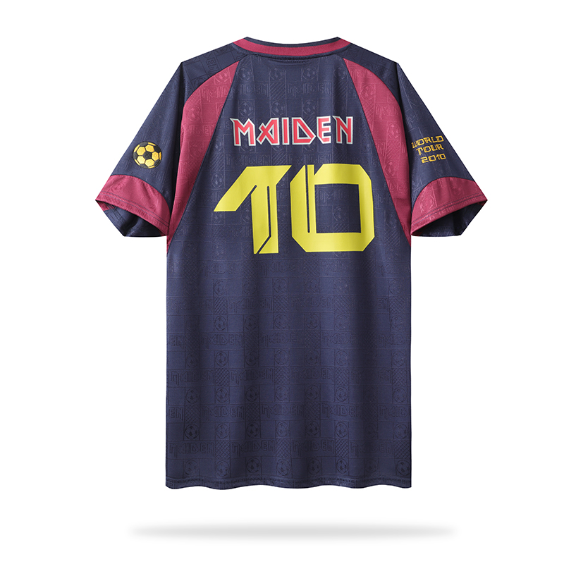 ManixJersey.com | Retro Iron Maiden 2010 Home Stadium Jersey -Customize Name, Number and Patch | Worldwide Shipping
