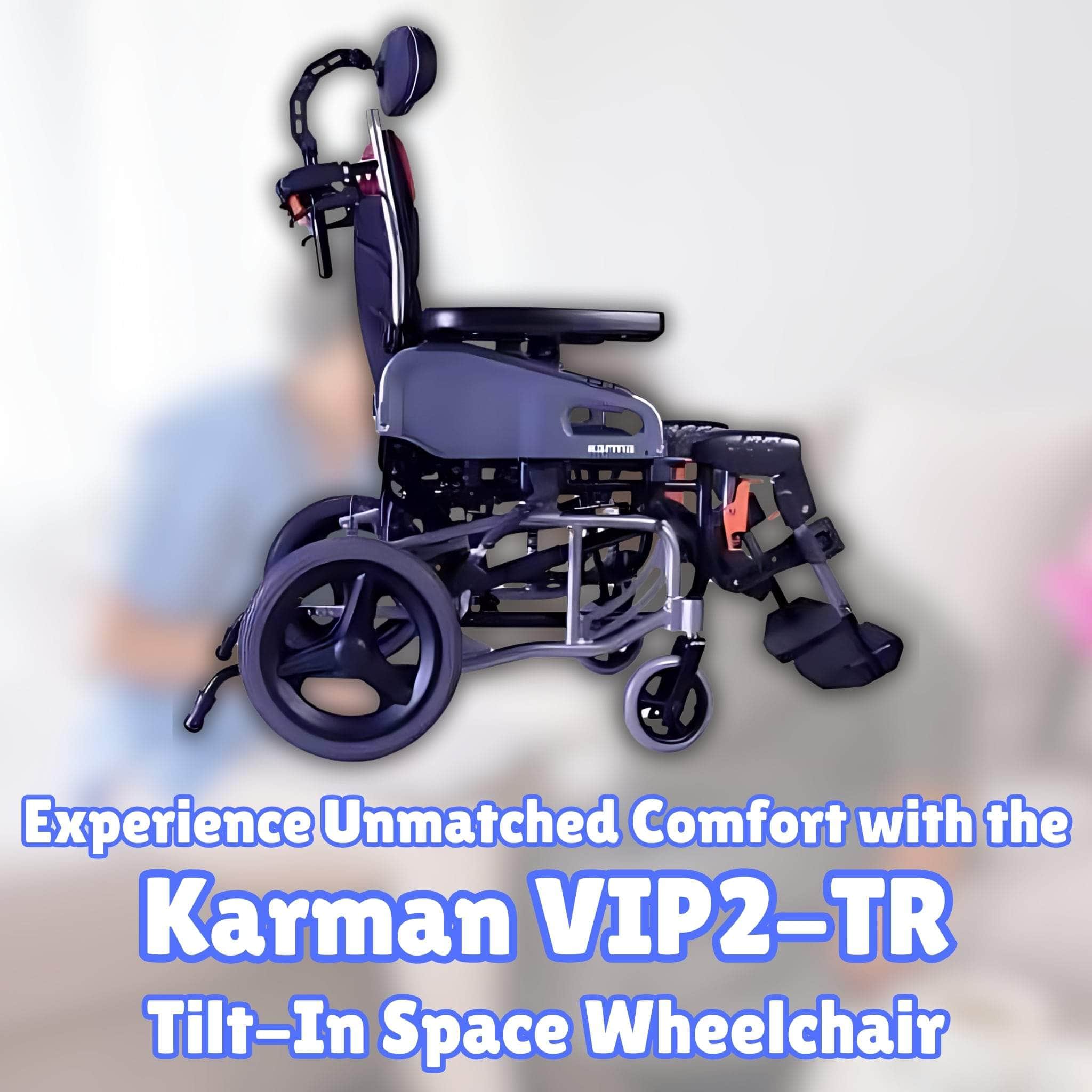 Experience Unmatched Comfort with the Karman VIP2-TR Tilt-in-Space Wheelchair