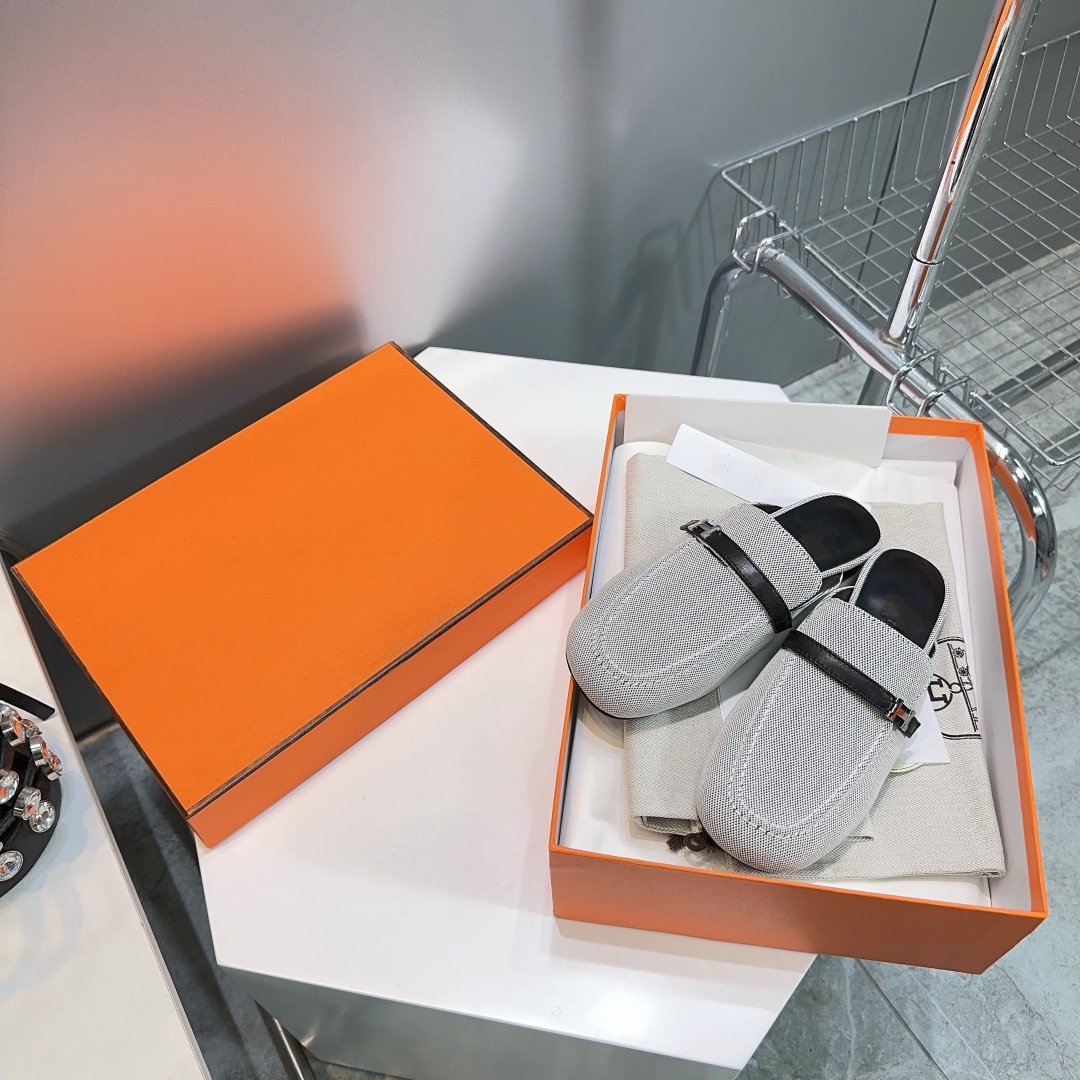 Lena Mule Gray Denim、mysite、Cacoeks