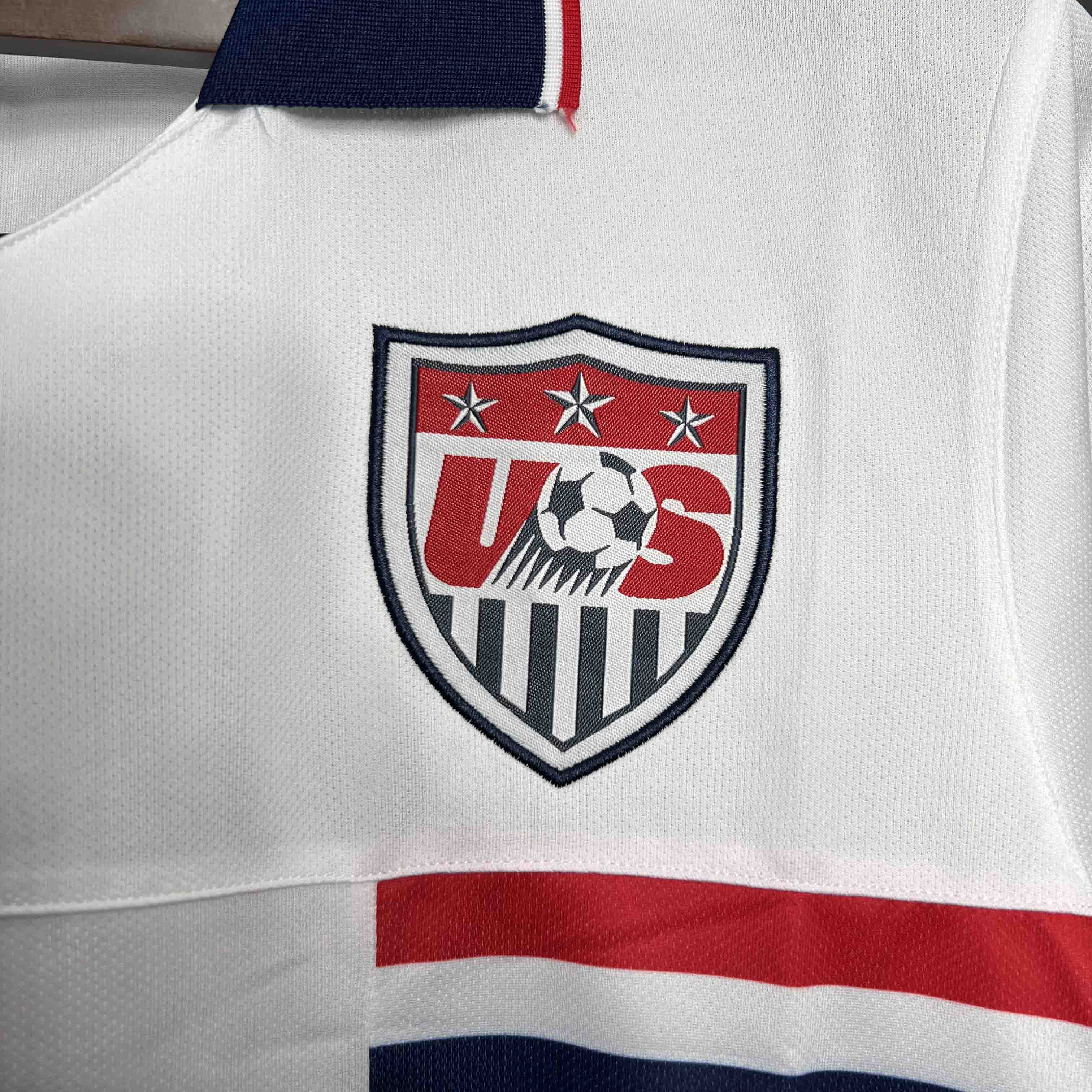 Higojerseys-Retro United States USA 1995 Home Stadium Jersey