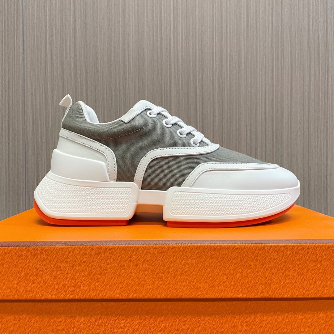 GIGA SNEAKER GRAY MIX WHITE CALFSKIN、mysite、Cacoeks