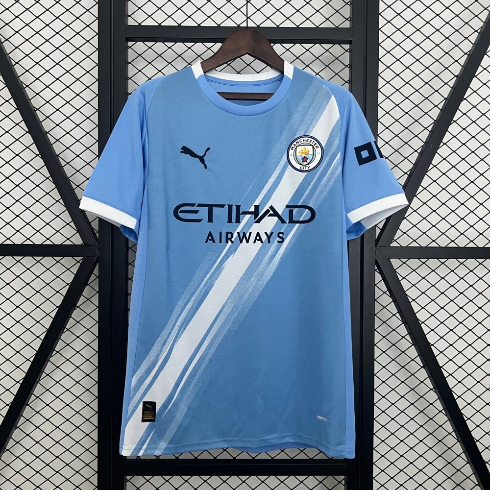 25/26 Manchester City Home Football Shirt-mysite Custom Football Kit- Nextkits
