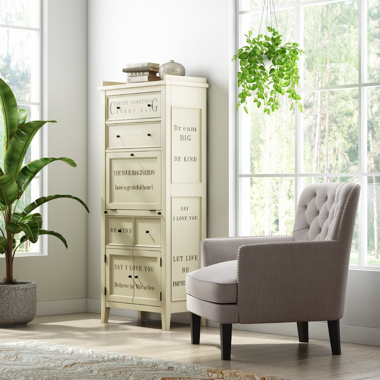 Luna Solid + Manufactured Wood Armoire