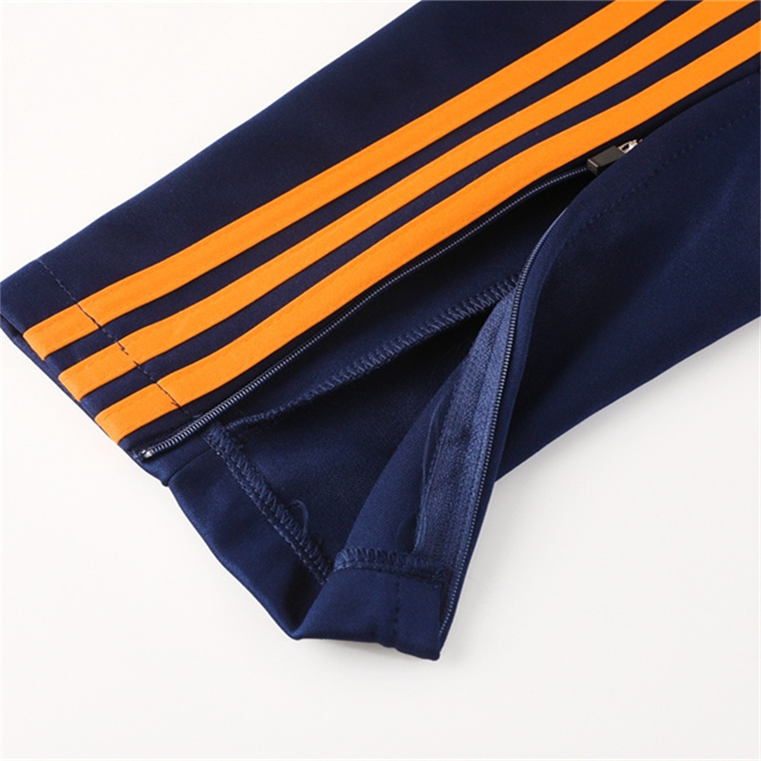 foot-Juventus 24-25 Jacket Training Tracksuit - Orange Jackets & Blue Pants